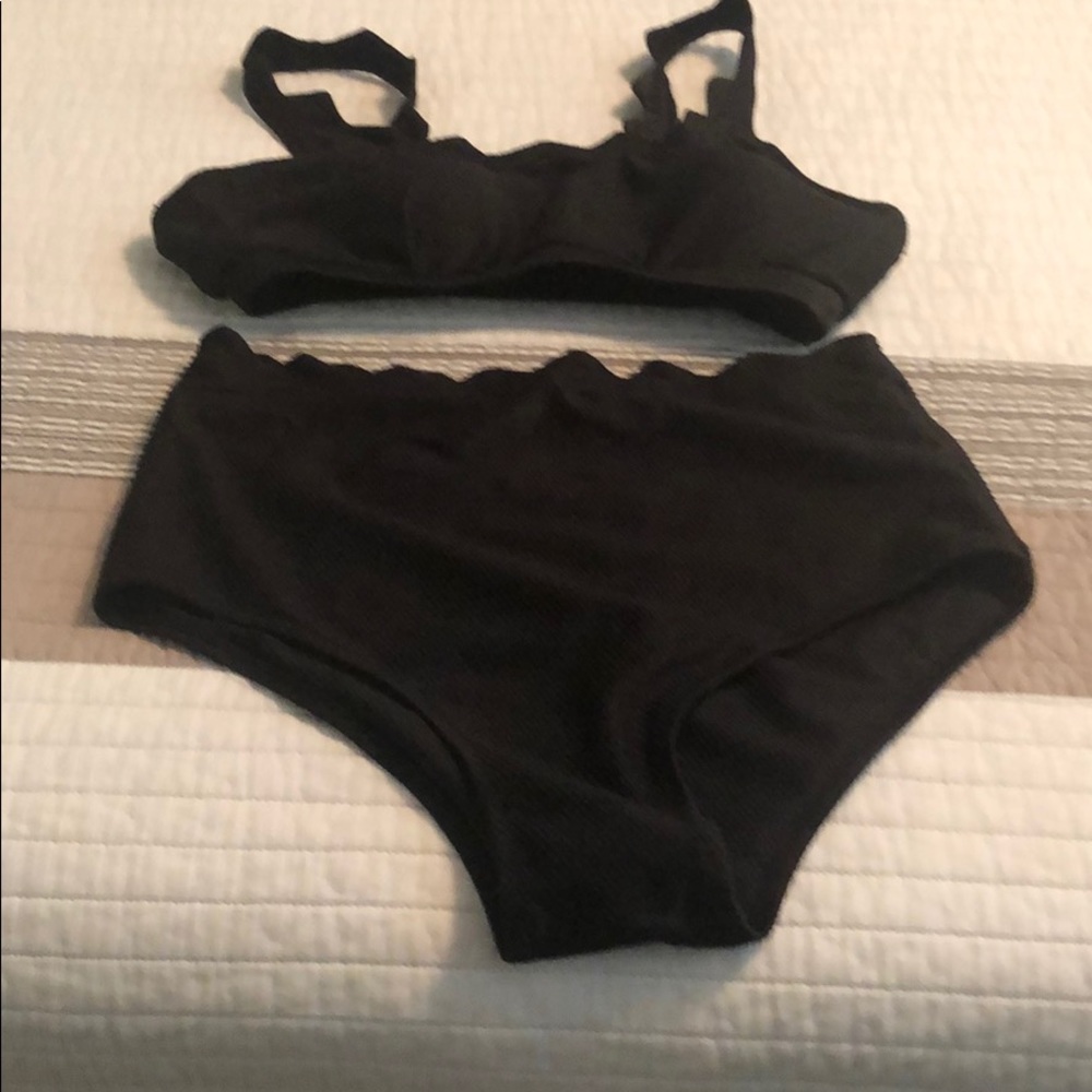 Black Two Piece swimsuit